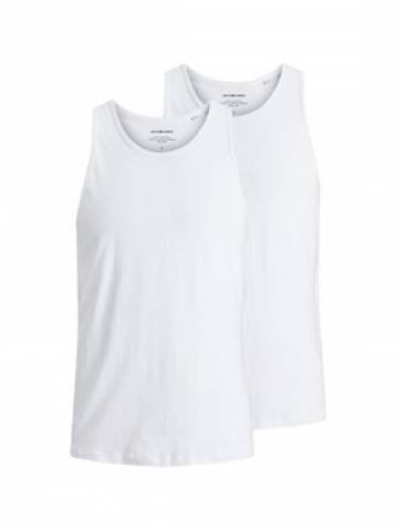 Jack&Jones Набір 2 майок Basic 12133910 Білий Regular Fit Jack&Jones Набір 2 майок Basic 12133910 Білий Regular Fit