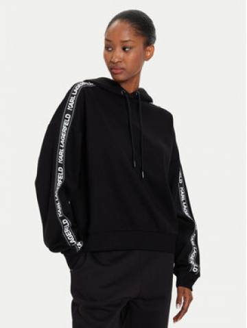KARL LAGERFELD Світшот 245W1801 Чорний Regular Fit KARL LAGERFELD Світшот 245W1801 Чорний Regular Fit