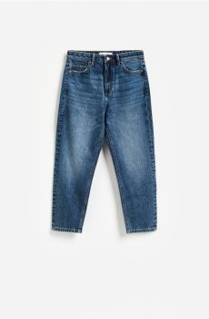 Reserved - Джинси mom fit petite - темно-синій - 269KS-59J