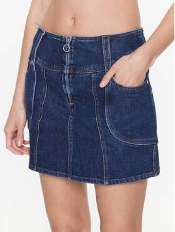 Trussardi Джинсова спідниця 56G00257 Голубий Regular Fit Trussardi Джинсова спідниця 56G00257 Голубий Regular Fit