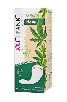 Ежедневные гигиенические прокладки Cleanic Naturals Hemp, 20 шт
