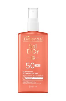 Каротиновое солнцезащитное масло для тела Bielenda Sol DOr Carotene Body Oil SPF 50, 150 мл