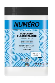 Маска Brelil Numero Elasticizing Mask для кучерявых волос, на основе оливкового масла, 1 л