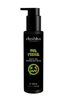 Уценка! Гель для умывания Dushka For Teens Face Gel Problem Skin для подростков, для проблемной кожи лица, 100 мл