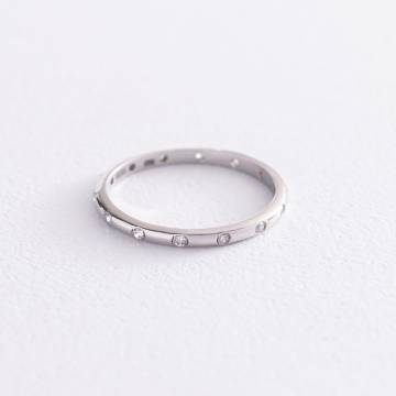 Серебряное кольцо с фианитами 3898 Серебряное кольцо с фианитами 3898