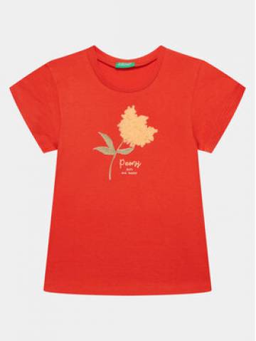 United Colors Of Benetton Футболка 3I1XG10E1 Червоний Regular Fit United Colors Of Benetton Футболка 3I1XG10E1 Червоний Regular Fit