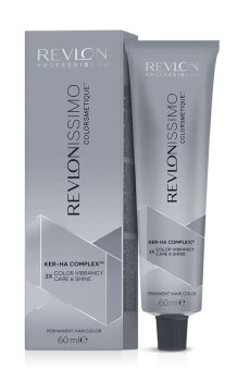 Перманентная краска для волос Revlon Professional Revlonissimo Colorsmetique Ker-Ha Complex Naturals 2.10 Blue Black, 60 мл