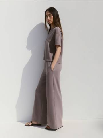 Reserved - LADIES` TROUSERS - бежевий - YU026-08X Reserved - LADIES` TROUSERS - бежевий - YU026-08X