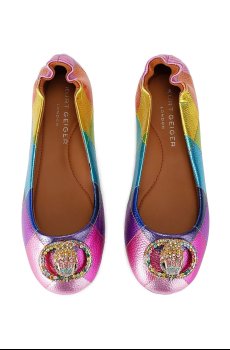 Кожаные балетки Kurt Geiger London Chelsea Ballerina