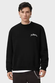 Мужской черный свитшот DESCENT Черный L AllSaints M032ND