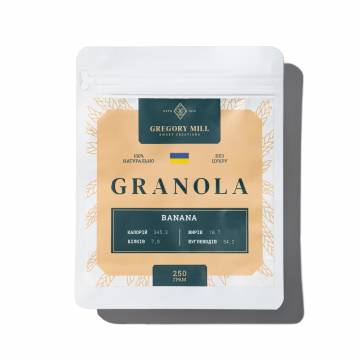Гранола Gregory Mill Banana, 250 г Гранола Gregory Mill Banana, 250 г
