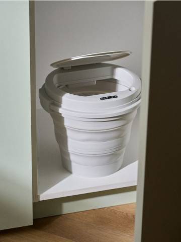 Безконтактний смітник - білий