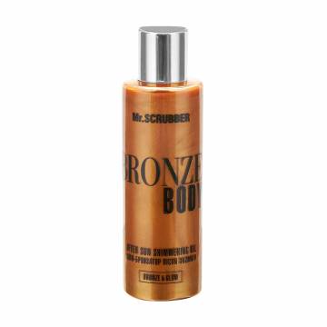 Масло-бронзатор после загара Mr.Scrubber Bronze Body Bronze&Glow After Sun Shimmering Oil, 100 мл Масло-бронзатор после загара Mr.Scrubber Bronze Body Bronze&Glow After Sun Shimmering Oil, 100 мл