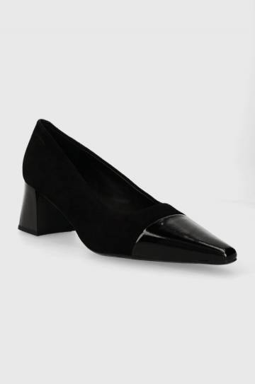 Замшевые туфли Vagabond Shoemakers ALTEA цвет чёрный каблук кирпичик 5740.113.92 Замшевые туфли Vagabond Shoemakers ALTEA цвет чёрный каблук кирпичик 5740.113.92