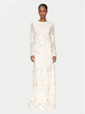 YAS Вечірня сукня Floree 26036358 Білий Regular Fit YAS Вечірня сукня Floree 26036358 Білий Regular Fit