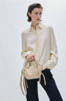 Reserved - Сумка для шопінгу - пшеничний - 854FC-12X