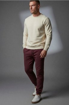 Спортивні штани джогери - буряковий