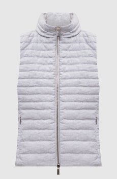 Серый жилет VILLAN из льна