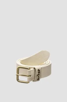 Женский белый замшевый ремень Calypso Variation Белый 80 Levi’s® 234818;1709.35