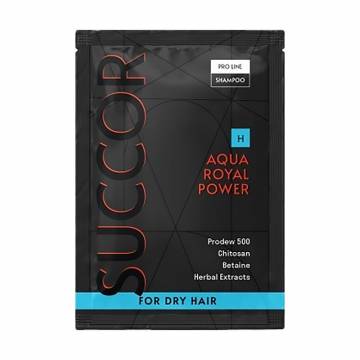 Увлажняющий шампунь Succor Aqua Royal Power Shampoo для сухих волос, 10 мл Увлажняющий шампунь Succor Aqua Royal Power Shampoo для сухих волос, 10 мл