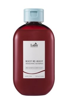 Уценка! Шампунь Lador Root Re-Boot Awakening Shampoo Red Ginseng & Beer Yeast для роста волос, 300 мл
