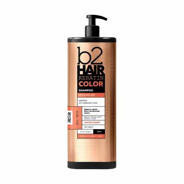 Шампунь b2Hair Keratin Color Shampoo для окрашенных волос, 1 л Шампунь b2Hair Keratin Color Shampoo для окрашенных волос, 1 л