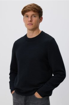 Reserved - Светр з віскози - чорний - 061FR-99X