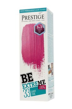 Оттеночный бальзам для волос Vips Prestige Be Extreme 33 Конфетно-розовый, 100 мл
