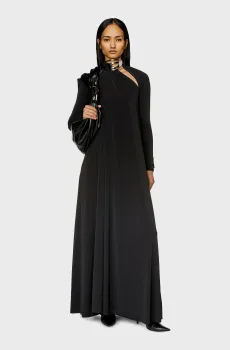 Женское черное платье D-LAVIE-KAF Черный XS Diesel A12540 0ALAD