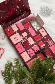 Адвент-календар з прикрасами та аксесуарами для волосся - срібний