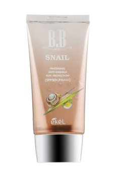 Антивозрастной отбеливающий ВВ-крем Ekel BB Cream Snail SPF 50+ PA+++ с муцином улитки, 50 мл