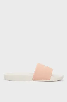 Женские розовые слайдеры SLIDE MONOGRAM WN Розовый 37 Calvin Klein YW0YW01835