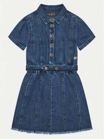 Guess Повсякденна сукня J5RK33 D4EU0 Cиній Regular Fit Guess Повсякденна сукня J5RK33 D4EU0 Cиній Regular Fit
