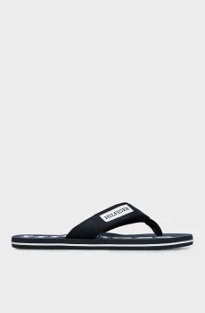 Мужские темно-синие вьетнамки PATCH HILFIGER BEACH SANDAL Синий 41 Tommy Hilfiger FM0FM05024