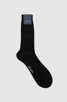 Черные носки с узором