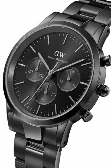 Часы Daniel Wellington мужские цвет чёрный Часы Daniel Wellington мужские цвет чёрный