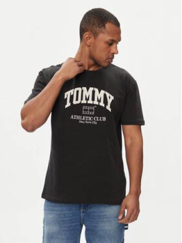 Tommy Jeans Футболка Athletic Club DM0DM18557 Чорний Regular Fit Tommy Jeans Футболка Athletic Club DM0DM18557 Чорний Regular Fit
