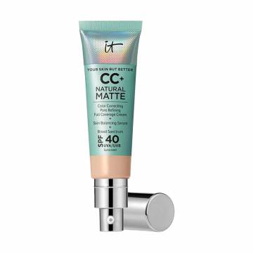 СС-крем для лица It Cosmetics Your Skin But Better CC+ Natural Matte SPF 40, Fair Light, 32 мл СС-крем для лица It Cosmetics Your Skin But Better CC+ Natural Matte SPF 40, Fair Light, 32 мл