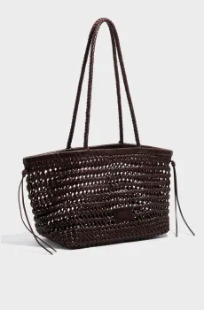 Женская темно-коричневая кожаная сумка Коричневый ONESIZE Bimba Y Lola 261BBFJ7T.10602