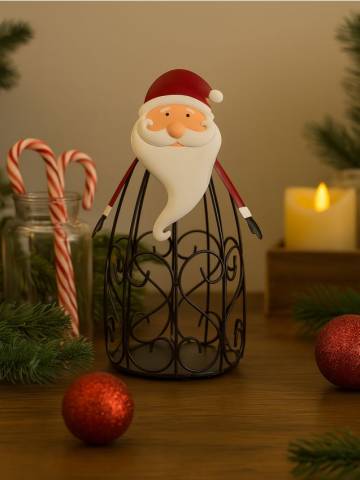 Святковий підсвічник - чорний