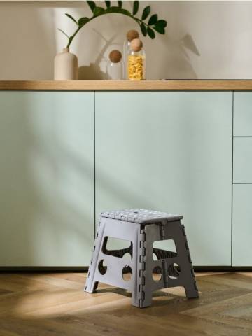 Стілець для ніг - сірий