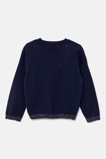 Детский кардиган United Colors of Benetton цвет синий лёгкий 1198H5004