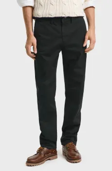 Мужские черные чиносы REGULAR TWILL Черный 32-32 Gant 1505222