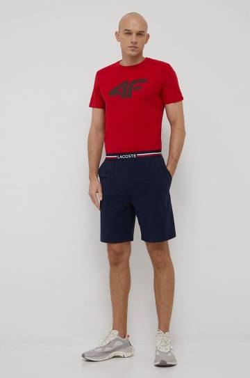 Шорты Lacoste мужские цвет синий меланж Шорты Lacoste мужские цвет синий меланж