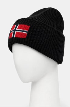 Шапка с примесью шерсти Napapijri F-Evei