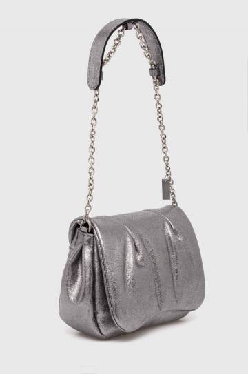 Кожаная сумочка Gianni Chiarini GLENDA цвет серебрянный BS 10996 PRT Кожаная сумочка Gianni Chiarini GLENDA цвет серебрянный BS 10996 PRT