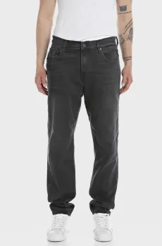 Мужские черные джинсы Черный 31-32 Replay M1030 .000.719 704