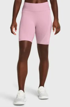 Женские розовые велосипедки Vanish Elite Seamless Short Розовый L Under Armour 1383626-650
