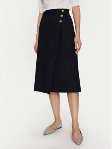 Tommy Hilfiger Спідниця трапеція WW0WW41601 Cиній Regular Fit