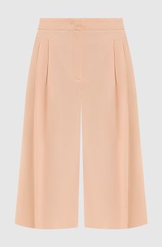 Оранжевые бермуды с логотипом